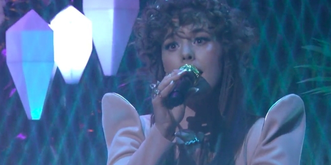 Purity Ring Perform "Repetition" on "Conan"