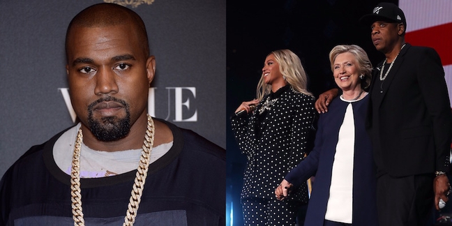 Kanye Lashes Out at Beyoncé, Jay Z, and Hillary Clinton, Cuts Concert Short