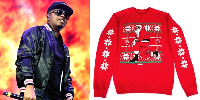 Nas Is Selling Christmas Sweaters For Charity