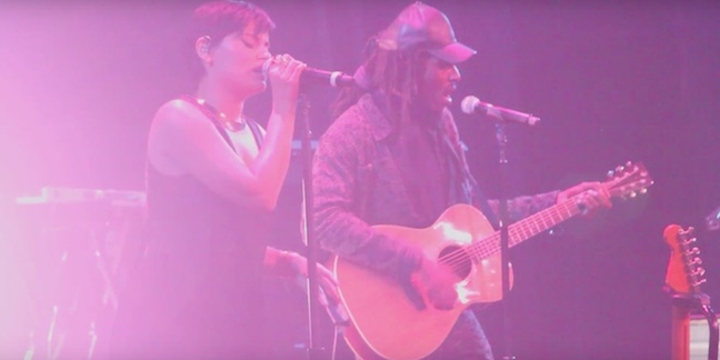 Blood Orange Performs With Solange and Nelly Furtado at the Apollo