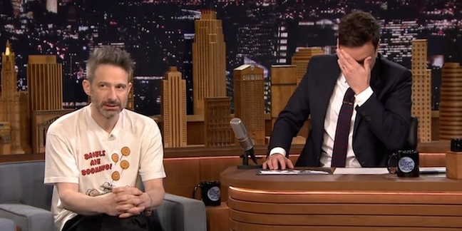 Ad-Rock Chats With Jimmy Fallon, Refuses to Touch Fish on "The Tonight Show"