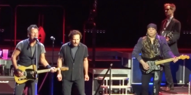 Watch Bruce Springsteen and Pearl Jam's Eddie Vedder Perform "Bobby Jean"