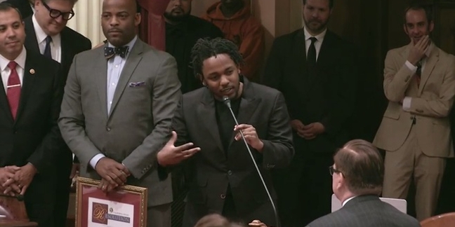 Kendrick Lamar Honored by California State Senate