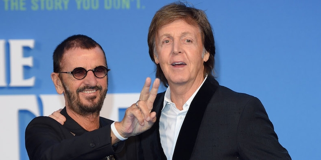 Paul McCartney and Ringo Starr Reunite in the Studio