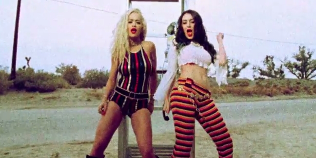 Charli XCX and Rita Ora Go Thelma & Louise in "Doing It" Video