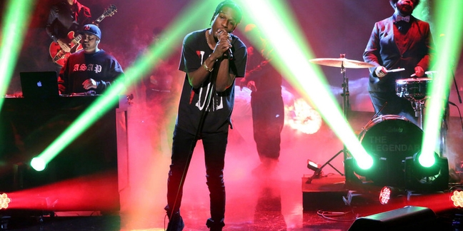 A$AP Rocky Performs "L$D” and “Jukebox Joints” with the Roots on "The Tonight Show"