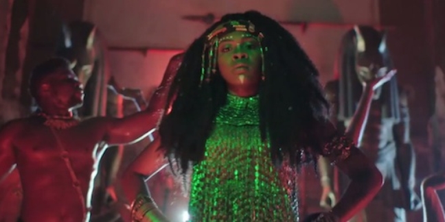 Tink Preaches, Dances With Timbaland in the "Ratchet Commandments" Video