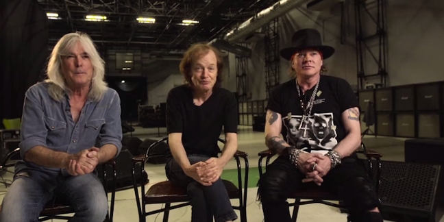 AC/DC and Axl Rose Announce U.S. Tour