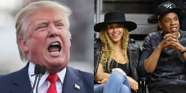 Trump Claims Bigger Crowds Than Beyoncé and Jay Z, Fact-Checkers Disagree