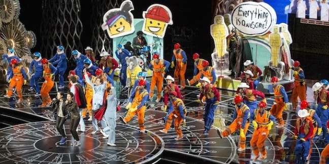The Lonely Island and Tegan and Sara Perform "Everything Is Awesome" at the Oscars