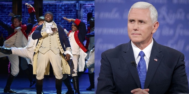Hamilton Audience Boos Mike Pence, Cast Asks Him to “Work on Behalf of All of Us”