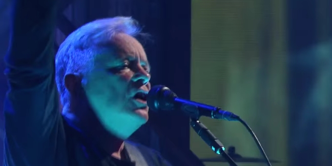 New Order Perform "Singularity" on "Colbert"