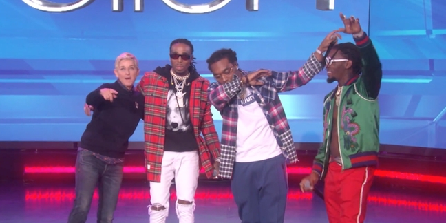 Watch Migos Perform “Bad and Boujee” on “Ellen”