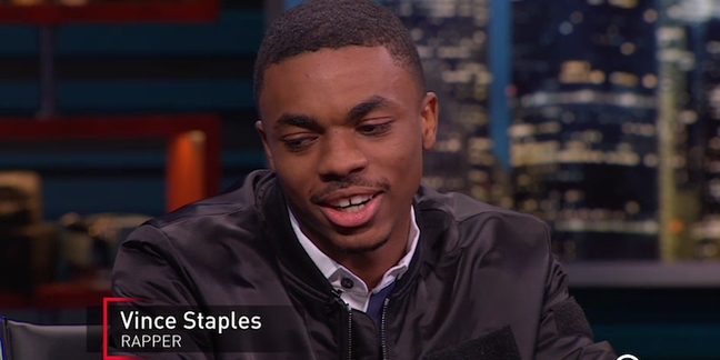 Vince Staples Talks Presidential Relationships, Debates Prejudice Against Single People on "The Nightly Show"