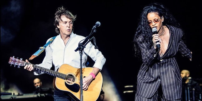 Watch Paul McCartney, Rihanna Play “FourFiveSeconds” at Desert Trip
