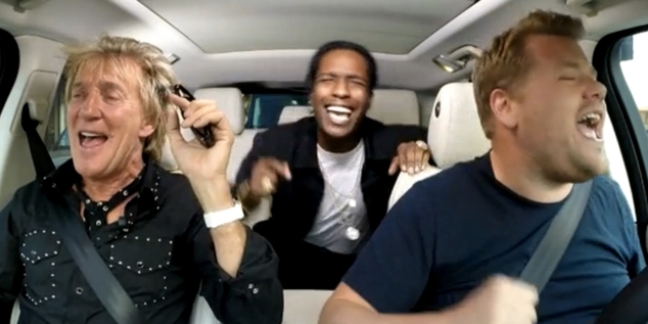 A$AP Rocky and Rod Stewart Do "Everyday" Karaoke, Best Coast Do "Feeling Ok" on "James Corden"