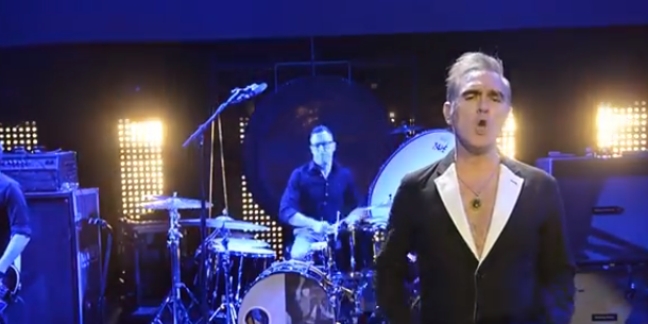 Morrissey Shares Video for "Kiss Me A Lot"