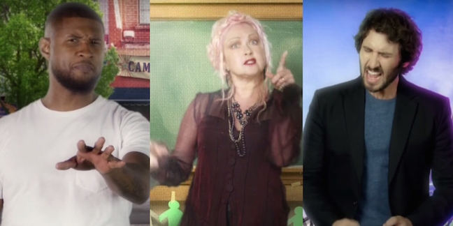 Usher, Cyndi Lauper, Josh Groban, More Tell Candidates to Stop Using Their Songs on “Last Week Tonight”: Watch