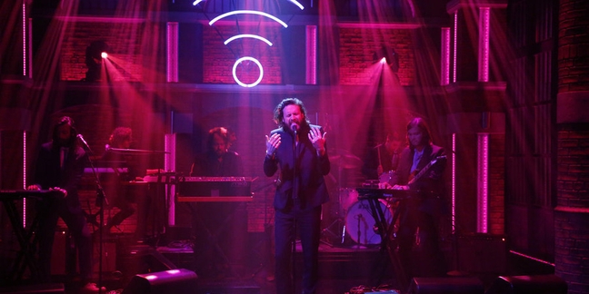 Father John Misty Performs "True Affection" and "Nothing Good Ever Happens at the Goddamn Thirsty Crow" on "Seth Meyers"