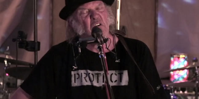 Neil Young Shares "Wolf Man" Video