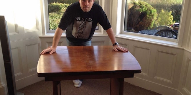 Ian Curtis' Kitchen Table Available on eBay Again