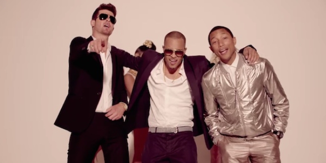 Robin Thicke and Pharrell's Lawyers Seek New "Blurred Lines" Trial