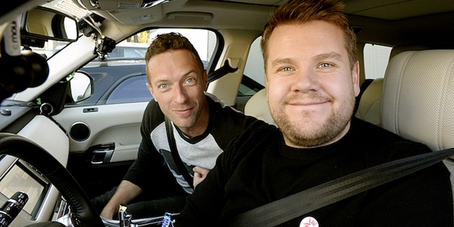 Coldplay's Chris Martin Covers David Bowie's "Heroes" on "Carpool Karaoke" With James Corden