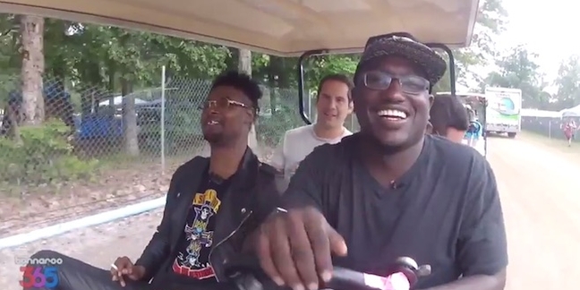 Danny Brown and Hannibal Buress Ride Around Bonnaroo in New Video