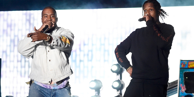 Coachella 2016: Watch A$AP Rocky Perform With Kanye West and Schoolboy Q