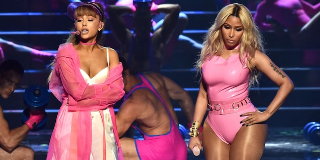 MTV VMA 2016: Watch Ariana Grande and Nicki Minaj Perform “Side to Side” 