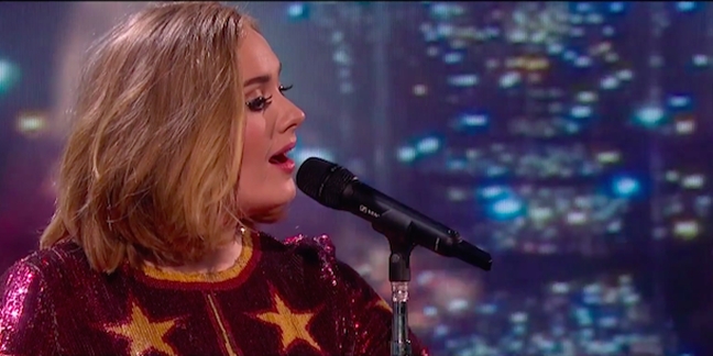 BRIT Awards 2016: Adele Performs "When We Were Young"