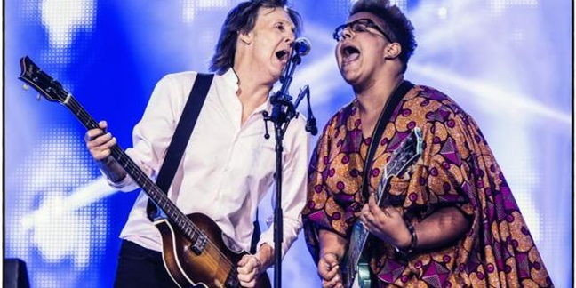 Paul McCartney Performs "Get Back" With Alabama Shakes' Brittany Howard, "FourFiveSeconds" at Lollapalooza