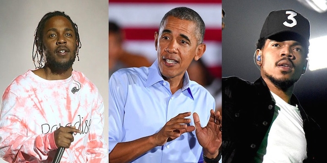 Obama Discusses His Favorite Rappers: Chance, Kendrick, Kanye, Drake, Jay Z