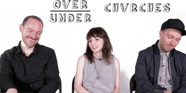 Chvrches Rate Donald Trump, Photobombing, Scottish Accents, More on "Over/Under"