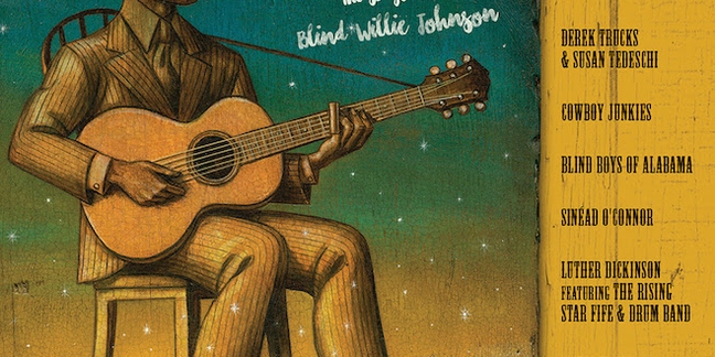 Stream Blind Willie Johnson Tribute Featuring Tom Waits, Sinéad O'Connor, Lucinda Williams