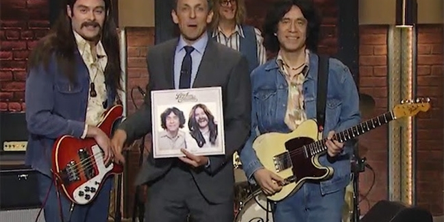 Fred Armisen and Bill Hader's Fake Band Blue Jean Committee Release Real EP, Play "Seth Meyers"