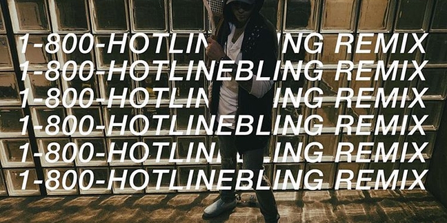 Justin Bieber Debuts Remix of Drake's "Hotline Bling" Over the Phone