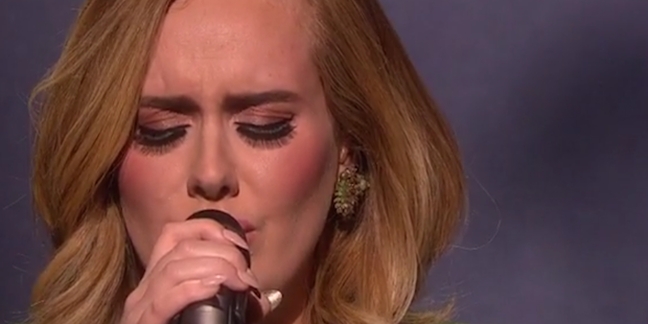 Adele Performs "Hello" Live for the First Time