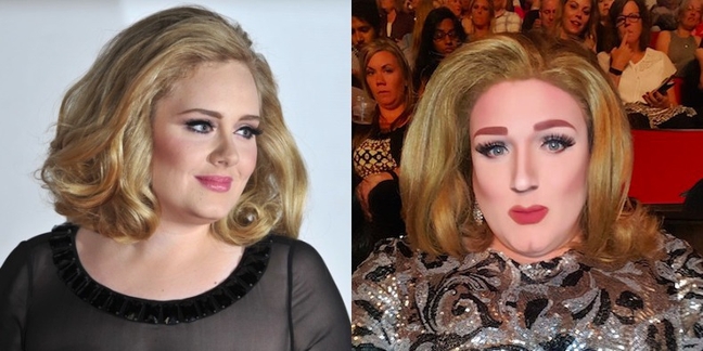 Watch Adele Bring Out a Drag Adele Impersonator