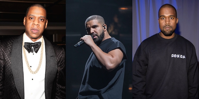 Drake Shares New Songs "Pop Style" Featuring Kanye West and Jay Z and "One Dance": Listen