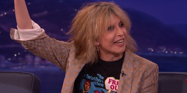 The Pretenders' Chrissie Hynde Chats on "Conan"