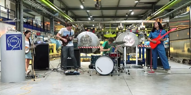 Deerhoof Perform at the Large Hadron Collider