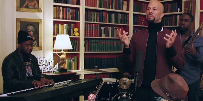 Watch Common Perform With Robert Glasper and Bilal at the White House