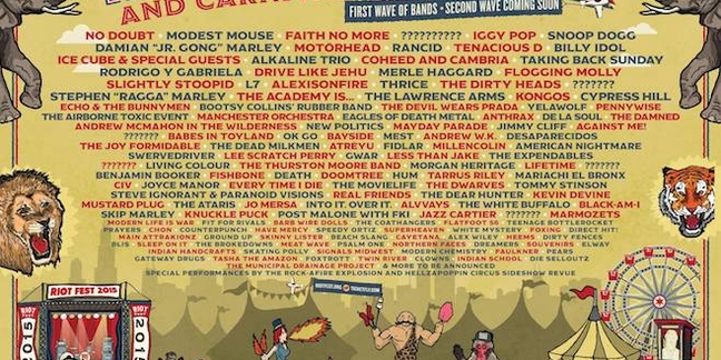 Snoop Dogg, Ice Cube, Rancid Performing Full Albums at Riot Fest