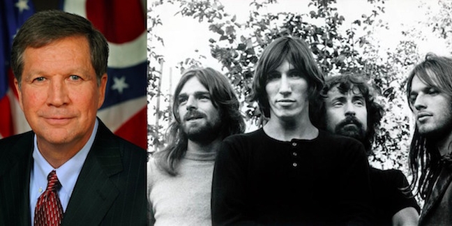 Republican Presidential Candidate John Kasich Promises to Reunite Pink Floyd If Elected