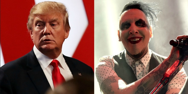 Marilyn Manson Beheads Trump in NSFW Video For New Song “Say10”: Watch