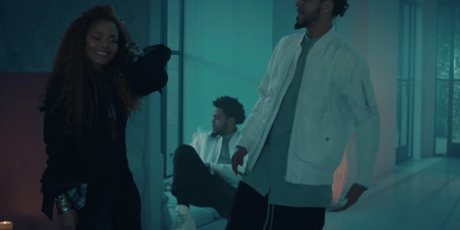 Janet Jackson Performs With J. Cole In "No Sleeep" Video