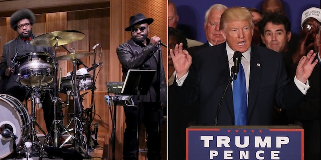 The Roots Mocked Donald Trump to His Face Last Night on “Jimmy Fallon” 