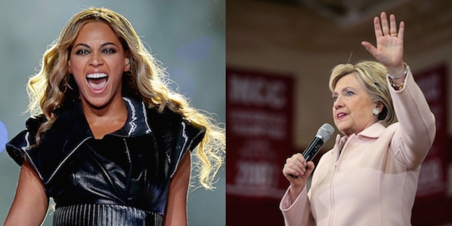 Beyoncé Visited by Hillary Clinton on Music Video Set: Report