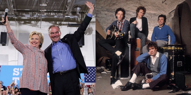 Tim Kaine, Clinton’s VP Pick, Is a Replacements Fan